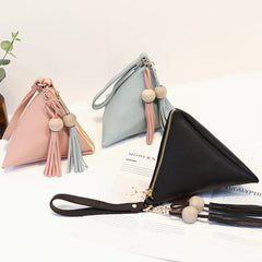 Mini Triangle Women Purse Lady Clutches Casual Phone Package