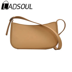 LADSOUL Small PU Leather Shoulder Bag For Women Handbags Purses Female Totes