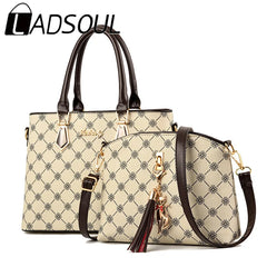 LADSOUL Mother Son-mother Bag Shoulder Messenger Casual Handbag