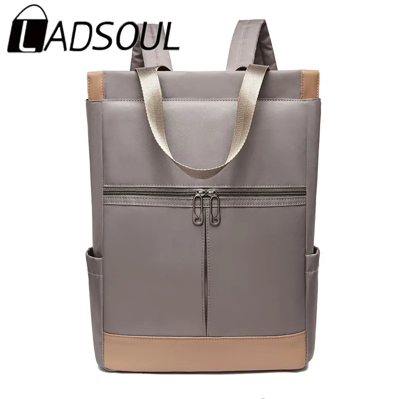 LADSOUL Oxford Waterproof Women Backpack Laptop Large Capacity Shoulder Bags