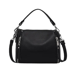 LADSOUL Cowhide Handbag Shoulder Bag for Women Messenger Bags
