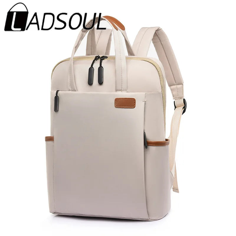 LADSOUL Waterproof Women Business Backpack Oxford Student School Backpacks