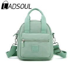LADSOUL Women's Leisure Waterproof Nylon Handbag Messenger Bag