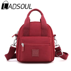 LADSOUL Women's Leisure Waterproof Nylon Handbag Messenger Bag