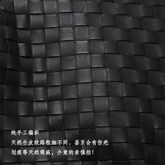 Leather Men Wallets Woven Wallet Men Famous Wallet Case