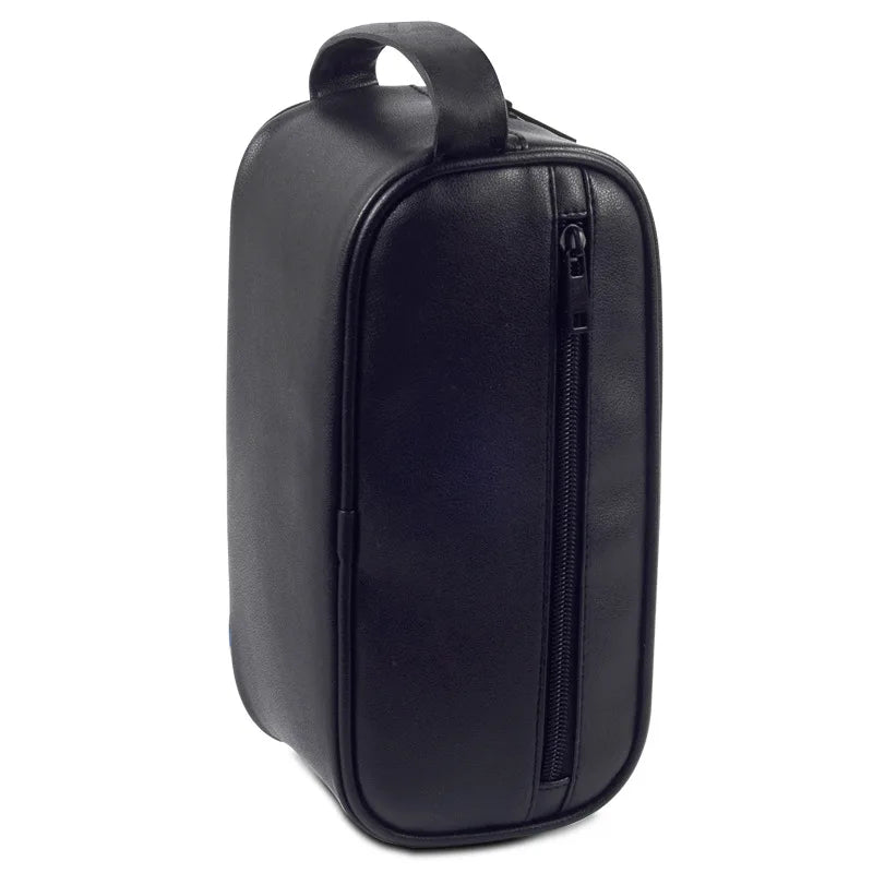 PU Leather Cosmetic Bag Men Travel Business Portable Toiletry Bag