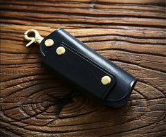 Leather Key Wallet Multifunction Organizer Men Ladies Smart Holder