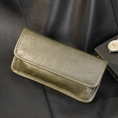 Men's Retro Long Wallet High Pu Leather Versatile Clutch Bag