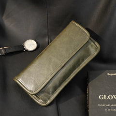 Men's Retro Long Wallet High Pu Leather Versatile Clutch Bag