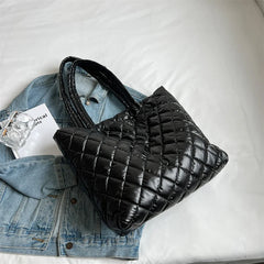 Vintage Winter Shoulder Bag High-capacity Shopper Shopping Bags