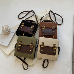 Corduroy Backpacks for Women Winter Female Small Backpack