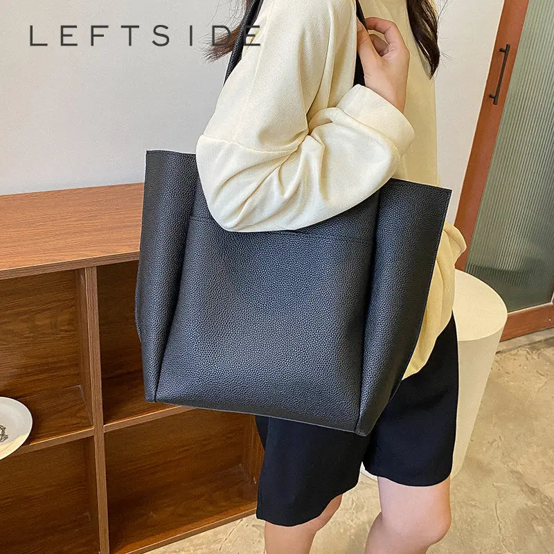 LEFTSIDE Large Tote Bag for Women High Capacity Shoulder Bag