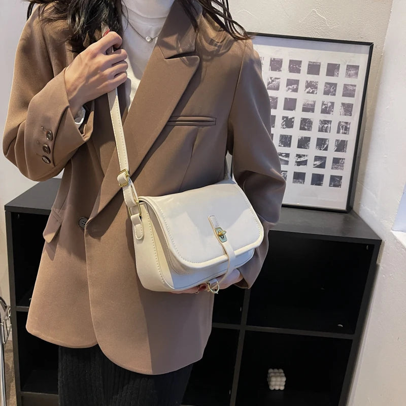 Women's PU Leather Crossbody Shoulder Bag Handbag