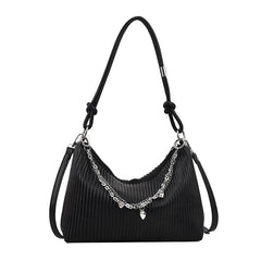 LEFTSIDE Crossbody Bag for Women Chain PU Leather Handbags