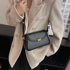 Small PU Leather Saddle Bags for Women Vintage Handbags