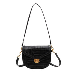 LEFTSIDE Saddle Crossbody Bag Leather Purse for Women