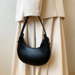 LEFTSIDE Shoulder Bag PU Leather Hobo Handbags Purse Lady Tote with Zipper
