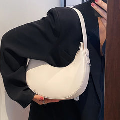 LEFTSIDE Shoulder Bag PU Leather Hobo Handbags Purse Lady Tote with Zipper