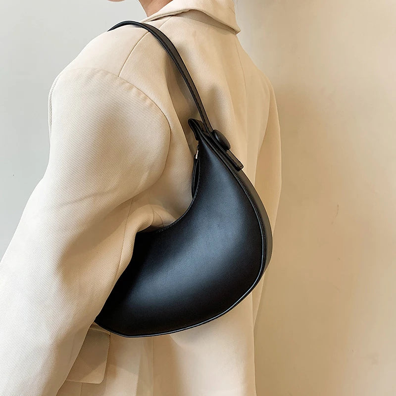 LEFTSIDE Shoulder Bag PU Leather Hobo Handbags Purse Lady Tote with Zipper
