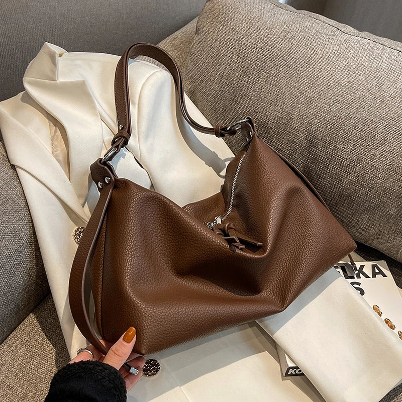 LEFTSIDE Shoulder Side Bag for Women High Capacity Leather Crossbody Handbags
