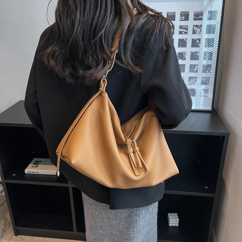 LEFTSIDE Shoulder Side Bag for Women High Capacity Leather Crossbody Handbags