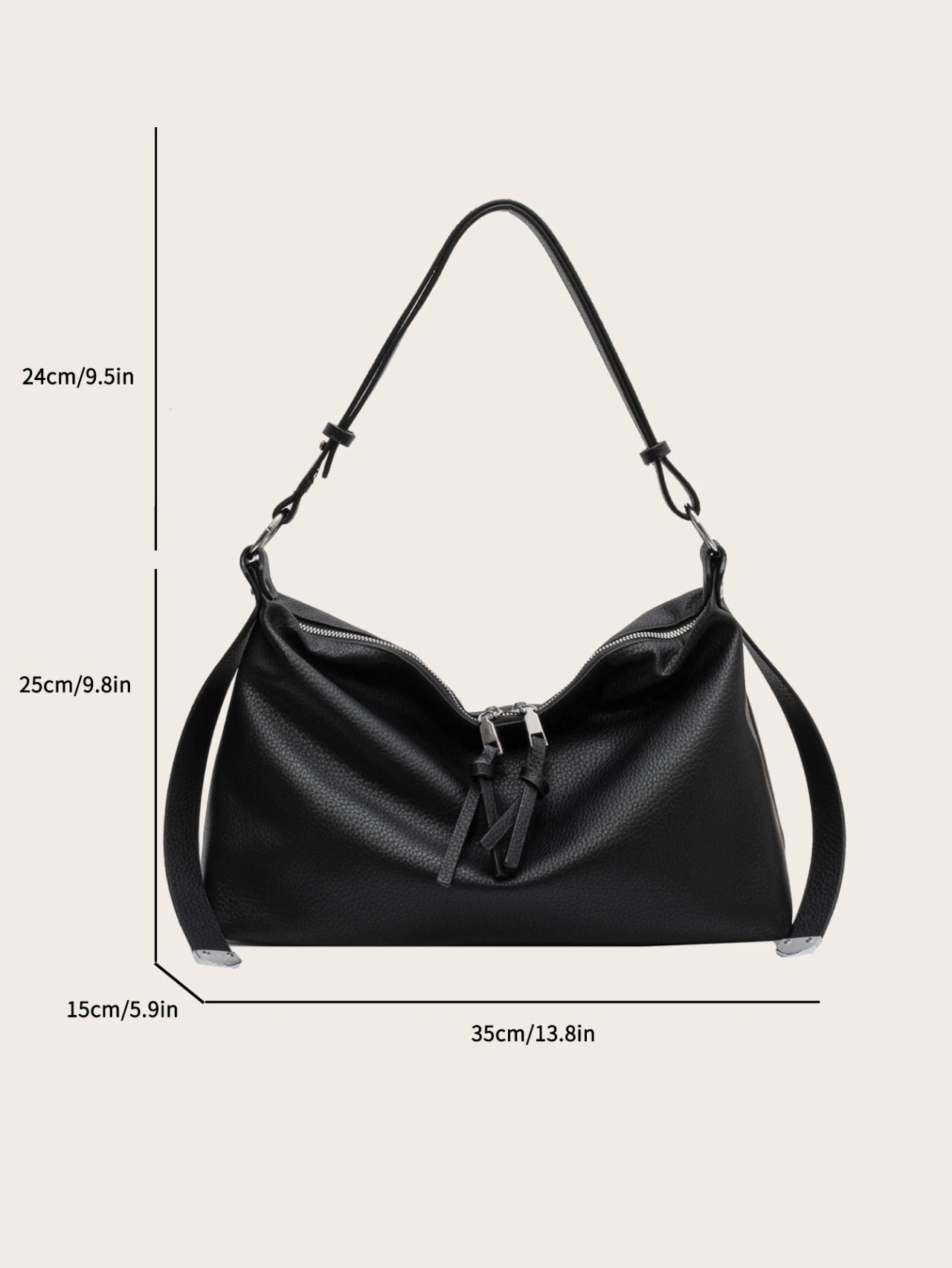 LEFTSIDE Shoulder Side Bag for Women High Capacity Leather Crossbody Handbags