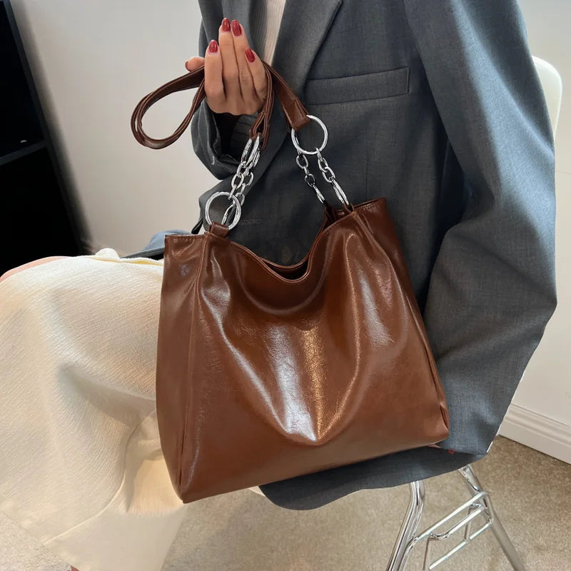 LEFTSIDE Small PU Leather Shoulder Side Bags for Women