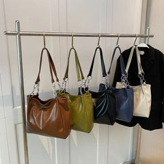 LEFTSIDE Small PU Leather Shoulder Side Bags for Women