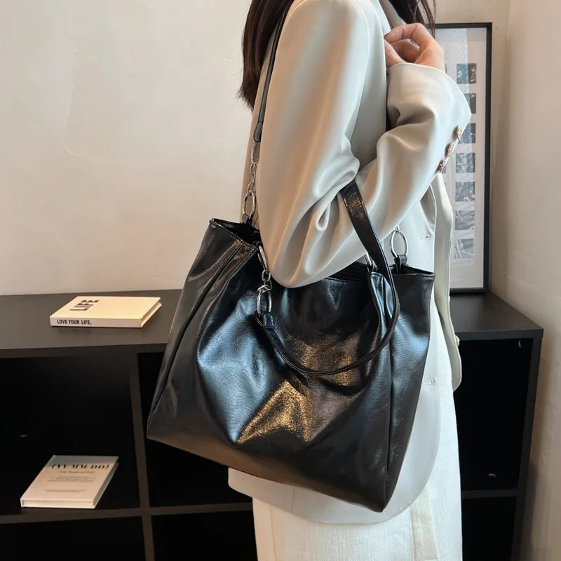 LEFTSIDE Small PU Leather Shoulder Side Bags for Women