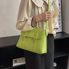 Small PU Leather Crossbody Bags for Women Winter Solid Bag