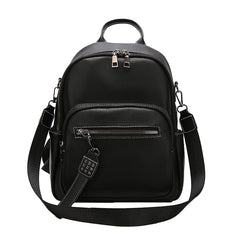 Small PU Leather Backpack for Women Girls School Teens