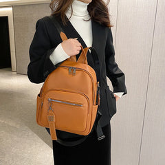 Small PU Leather Backpack for Women Girls School Teens