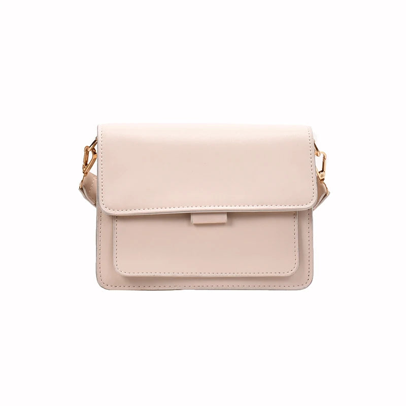 Solid PU Leather Crossbody Bags For Women Summer Handbags And Purses