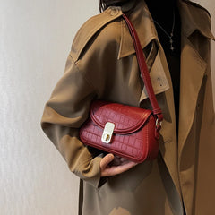 Stone Pattern Small Crossbody Bag for Women