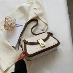 Stone Pattern Small Crossbody Bag for Women