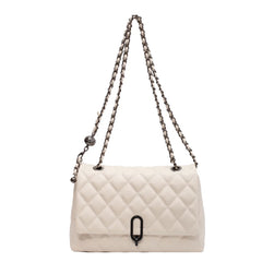 Lattice Chain Crossbody Bag for Women Winter Handbag