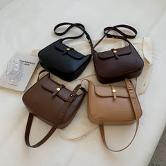 LEFTSIDE Vintage Crossbody Bags for Women Retro Small PU Leather Handbags