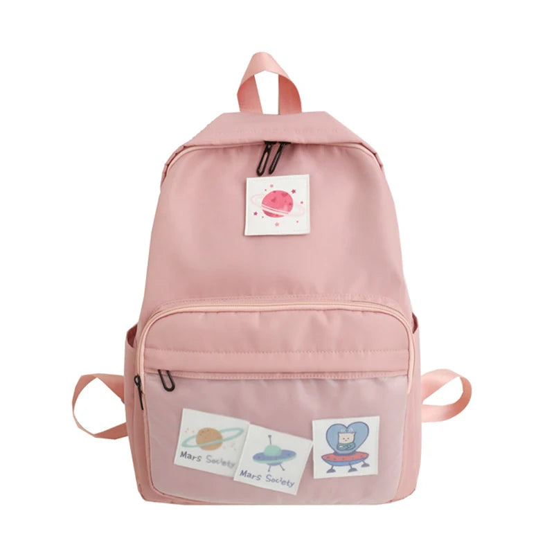 LENLEI Summer Women Backpack Printing Flowers Student Bag Casual Travel