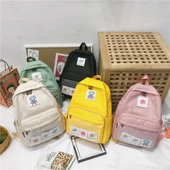 LENLEI Summer Women Backpack Printing Flowers Student Bag Casual Travel