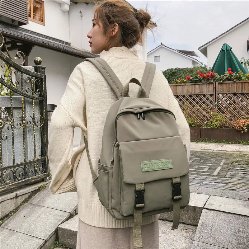 LENLEI Women Backpack Large Capacity Waterproof Nylon Shoulder Bag