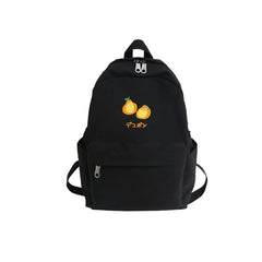 LENLEI Waterproof Nylon Women Backpack Cartoon Fruit Embroidery Girl School