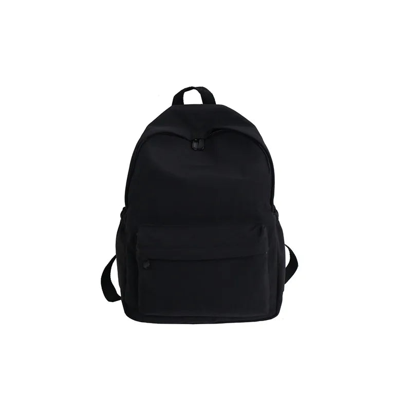 LENLEI Waterproof Women Backpack Solid Shoulder Bag for Teenage Girls