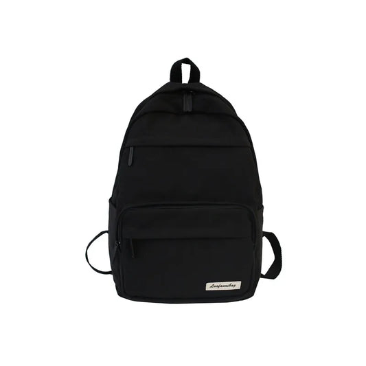Waterproof Nylon Women Backpack Large Capacity Student Schoolbag