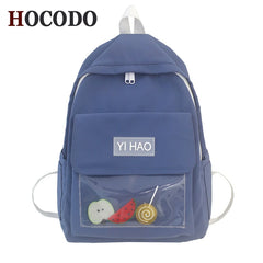 Cartoon Schoolbag For Teenage Girls, Waterproof Nylon Female Backpack