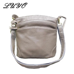 Cow Leather Shoulder Bag Flap for Women Mummy Casual Messenger
