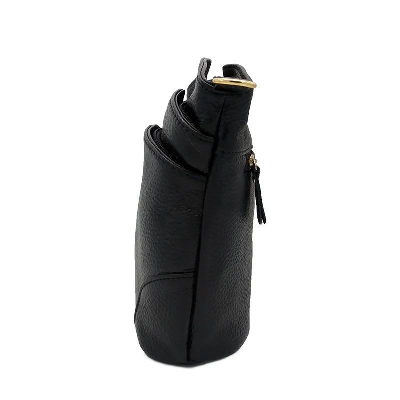 Cow Leather Shoulder Bag Flap for Women Mummy Casual Messenger