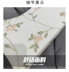 Floral Stitching Shoulder Bag Soft PU Leather Beach Handbag Girls Tote Bag