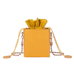 Ladies Drawstring Bucket Bag Mini Women's Bag