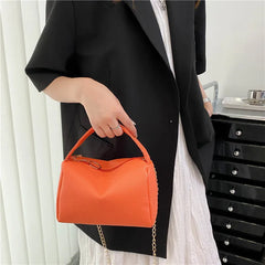 Lychee Pattern Women Shoulder Bag Small Square Mobile Phone Bag