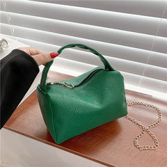 Lychee Pattern Women Shoulder Bag Small Square Mobile Phone Bag